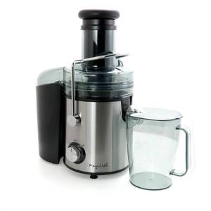 lot 8288 image: MegaChef Wide Mouth Juice Extractor - Silver