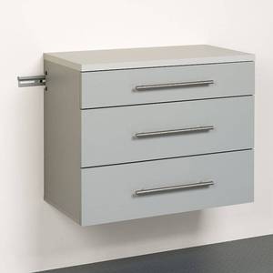 lot 8362 image: Prepac Hang-ups 3-Drawer Base Storage Cabinet