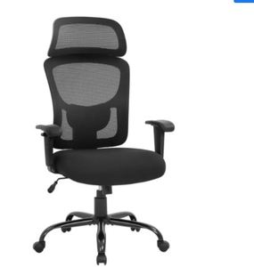 lot 8346 image: FDW Best Office Black Office Chair Black