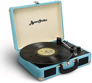 lot 8259 image: Byron Statics Turntable KTS-601, Blue