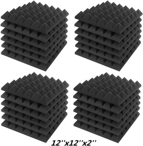 lot 8294 image: 24 Pack Soundproofing Foam Panels