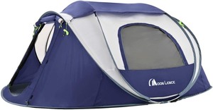 lot 8329 image: MoonLence 4 Person Easy Pop Up Tent