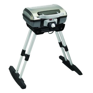 lot 61539 image: Cuisinart - Electric Grill w 1.50 kW 1 Sq. ft. Cooking Surface - BlackSilver