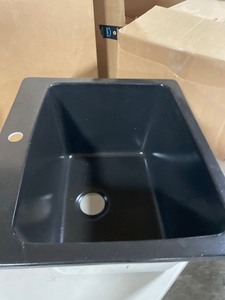 lot 61542 image: Black Rectangle Kitchen Sink