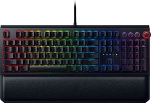 lot 61580 image: BlackWidow Elite Wired Gaming Mechanical Razer Green Switch Keyboard with RGB Chroma Backlighting - Black