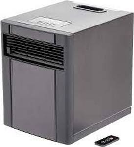 lot 61592 image: Amazonbasics Portable Eco-smart Space Heater - Black&nbsp