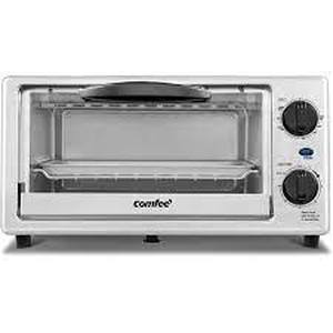 lot 61593 image: COMFEE Toaster Oven Countertop 4-Slice Compact Size Easy to Control&nbsp