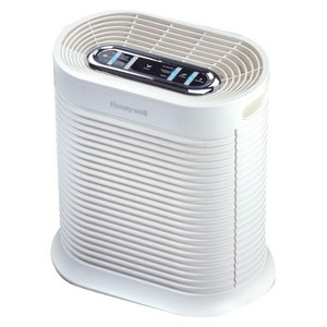 lot 68308 image: Honeywell HPA105TGT True HEPA Air Purifier White open box tested works