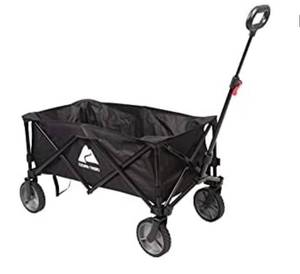 lot 68315 image: Folding Collapsible Multipurpose Camp Wagon Cart - Beach, Outdoor and Camping, open box