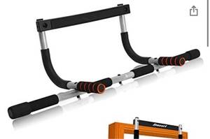 lot 68343 image: KOMSURF Pull Up Bar for Doorway, Pullup Bar for Home, Multifunctional Chin Up Bar, Portable Fitness Door Bar, Body Workout Gym System Trainer open box