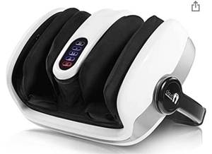 lot 68372 image: Cloud Massage Shiatsu Foot Massager Machine -Increases Blood Flow Circulation, Deep Kneading, with Heat Therapy -Deep Tissue, Plantar Fasciitis, Diabetics, Neuropathy open box