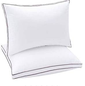 lot 68374 image: Soamay Bed Pillows for Sleeping 2 Pack, Luxury Down Alternative Pillows with Premium Plush Fiber, Good for Side and Back Sleeper-20 x 30 Inches (Queen) open box