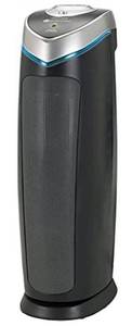 lot 68380 image: Germ Guardian True HEPA Filter Air Purifier with UV Light Sanitizer, Eliminates Germs, Filters Allergies, Pollen, Smoke, Dust Pet Dander, Mold Odors, Quiet 22 inch 4-in-1 Air Purifier for Home AC4825E open box