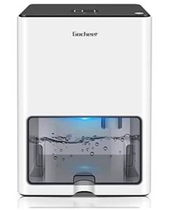 lot 68386 image: Gocheer Dehumidifier for Home, Upgraded 4000ml(128oz) Dehumidifiers for 5300 Cubic Feet 510 Sq.ft Portable Quiet Small Dehumidifier with Auto-Off for Basement Room Bathroom Closet Bedroom RV open box