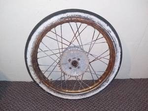 lot 568 image: Vintage MotorcycleBike Tire