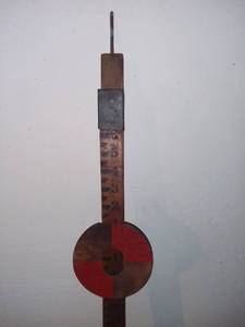 lot 570 image: Antique Wood Surveyors Measuring Stick