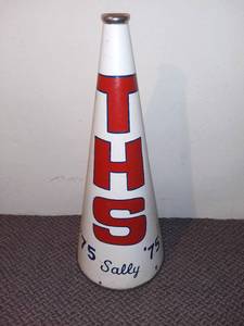 lot 597 image: 1975 Truman High School Cheerleading Megaphone
