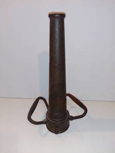lot 503 image: Vintage 15 Inch Fire Hose Nozzle - Not Brass