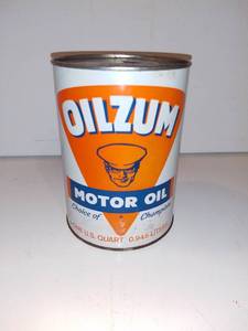 lot 519 image: Unopened Oilzum Motorcycle Motor Oil Can