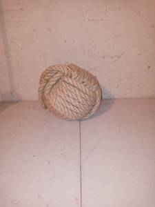 lot 1225 image: Cream Colored 6 Nautical Roope Doorstop
