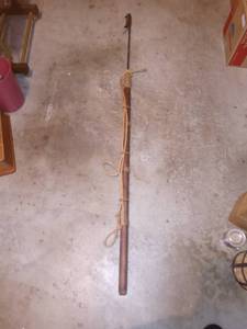 lot 1227 image: Vintage Wrought Iron Toggle Head Whaling Harpoon
