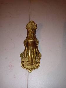 lot 1249 image: Large Brass Victorian Era Clip For Notes Etc