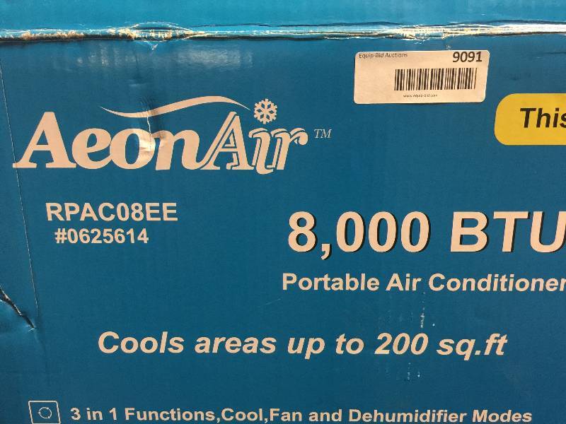 AeonAir Rpac08ee Portable 8000 BTU Air Conditioner for sale online