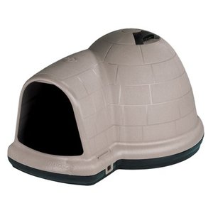 lot 8533 image: Petmate Indigo Dog House with Microban, Large, 50-90 lbs