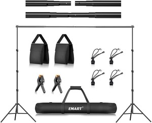 lot 8511 image: Emart 8.5x10 Ft Backdrop Stand