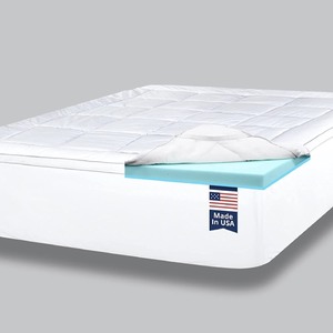 lot 8526 image: Viscosoft Dual layer mattress topper Twin Size