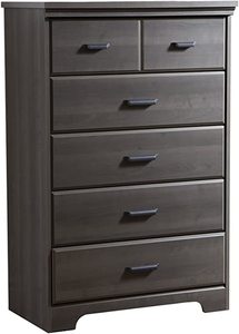 lot 8582 image: South Shore Furniture 5 Drawer Chest - Retail $197.00