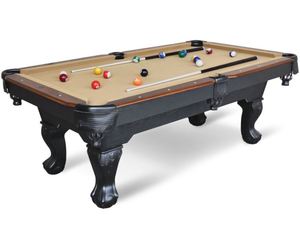 lot 8554 image: EastPoint Sports Masterton Billiard Pool Table 87IN- Retails$700.00