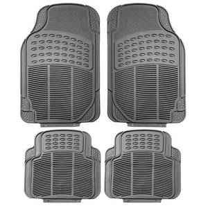 lot 695 image: FH GROUP All Weather Full Set Trimmable Heavy Duty Floor Mats, Gray