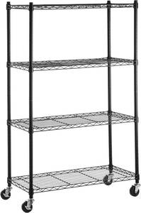 lot 701 image: 5-Shelf Shelving Unit on 4-inch Casters