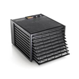 lot 729 image: Excalibur - 3926TB 9-Tray Electric Dehydrator with Variable Temperatures and 26-hour Timer Automatic Shut Off - Black