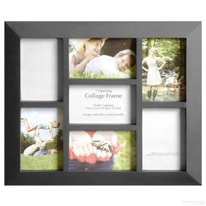 lot 736 image: BRIDGEPORT collage frame br displays 7 4x6 photos