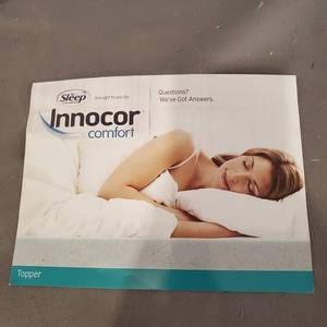 lot 746 image: SLEEP INNOVATIONS INNOCOR COMFORT QUEEN SIZE TOPPER