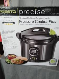 lot 785 image: Presto 10 Quart Pressure Cooker Plus