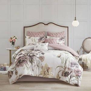 lot 823 image: Madison Park Cassandra Queen 8-Pc. Cotton Printed Comforter Set Bedding