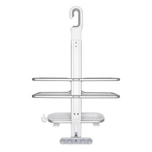 lot 3378 image: OXO 2-tier Aluminum Caddy, Multicolor
