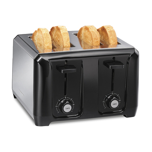 lot 3428 image: Hamilton Beach - 4-Slice Toaster with Toast Boost, Auto Shutoff, Cancel Button and Shade Selector - STAINLESS STEEL