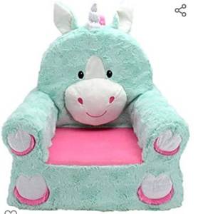 lot 3451 image: SWEET SEATS UNICORN BEAN BAG CHAIR