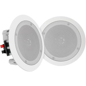 lot 3490 image: Pyle PDICBT852RD 8 Inch 250 Watt Bluetooth In Ceiling Wall Speakers System Pair