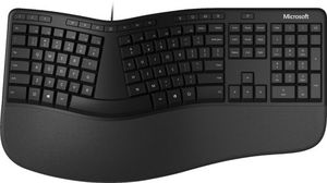 lot 3519 image: Microsoft - Ergonomic Keyboard - Black