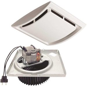 lot 3525 image: Broan-Nutone QK60S 60CFM Quick Install Bathroom Exhaust Fan Motor & Grille Upgrade Kit
