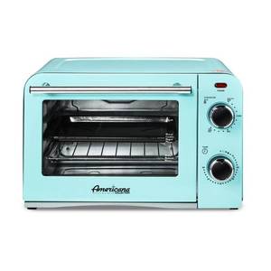 lot 3550 image: Americana - 4-slice Retro Toaster Oven Blue - blue