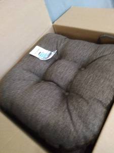 lot 3582 image: The Gripper Non Slip Chair Cushion Rocking Chair Brown