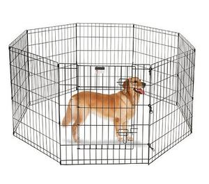 lot 731 image: FOLDABLE METAL PET EXERCISE And PLAYPEN WITH DOOR