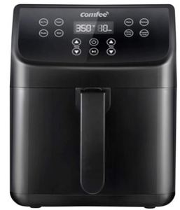 lot 786 image: COMFEE 5.8Qt Digital Air Fryer, Toaster Oven & Oilless Cooker, 1700W with 8 LED