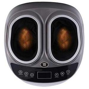 lot 48760 image: Shiatsu Foot Massager Machine with Heat - Deep Kneading Rolling Feet Air Compression Pressure Bag Relief Home Tired Legs Plantar Increase Blood Flow Circulation